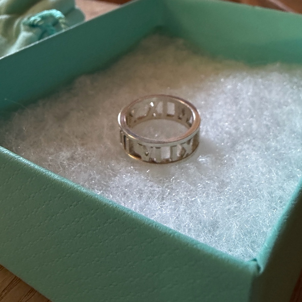 Tiffany & Co Silver Atlas Ring